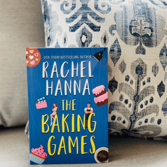 (DAMAGED) SPECIAL EDITION The Baking Games Hardcover with Sprayed Edges (SIGNED) Book Rachel Hanna