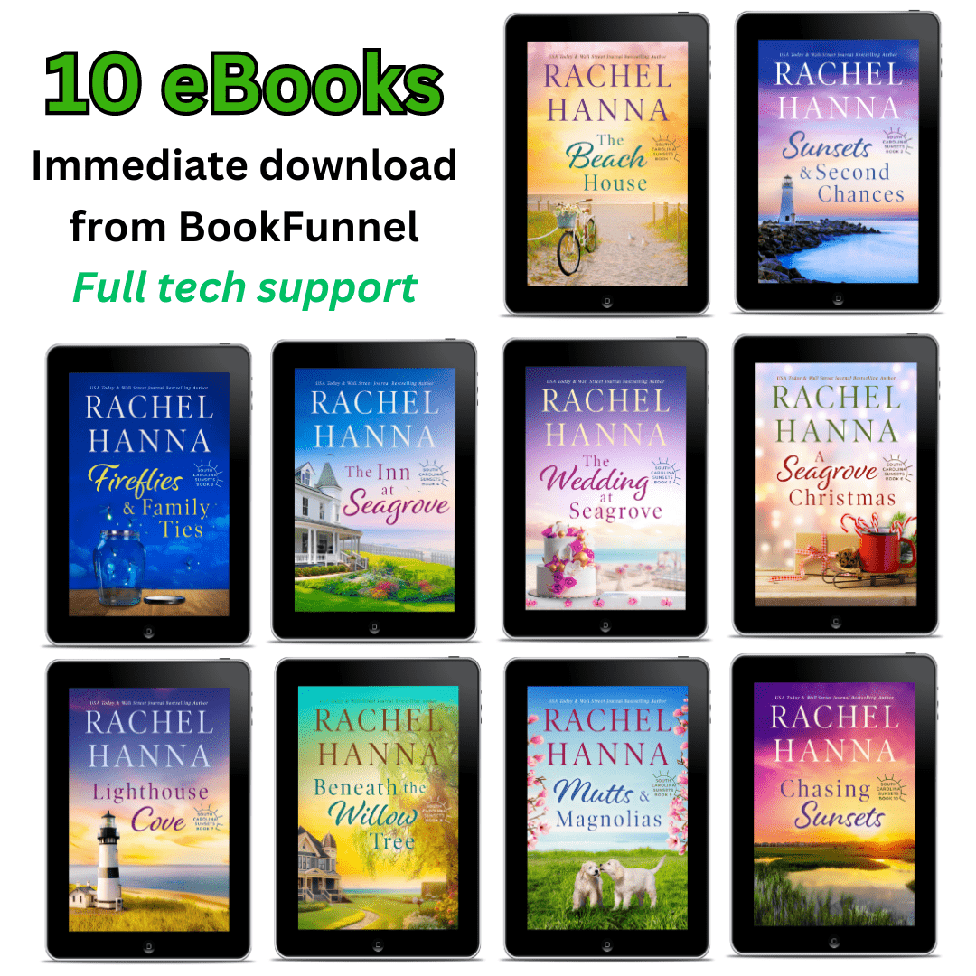 South Carolina Sunsets Books 1-10 EBOOK Bundle DEAL Rachel Hanna