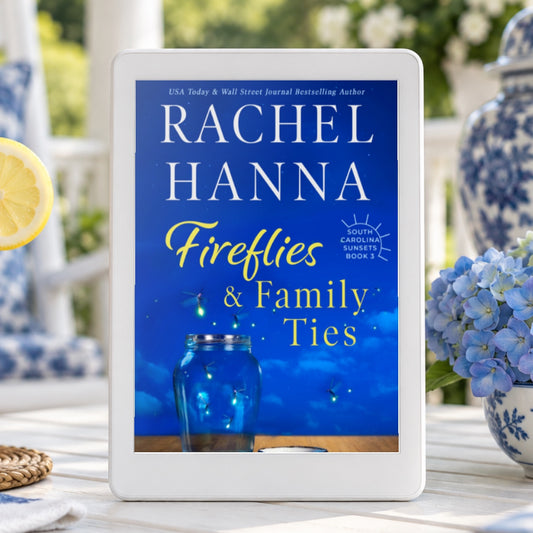 Fireflies & Family Ties eBook on a tablet