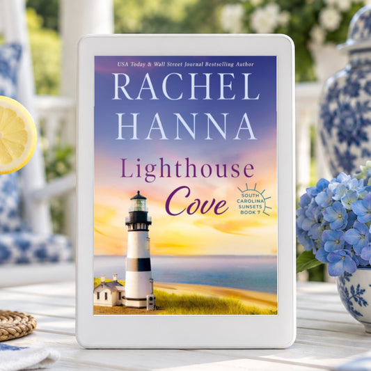 Lighthouse Cove eBook on a tablet