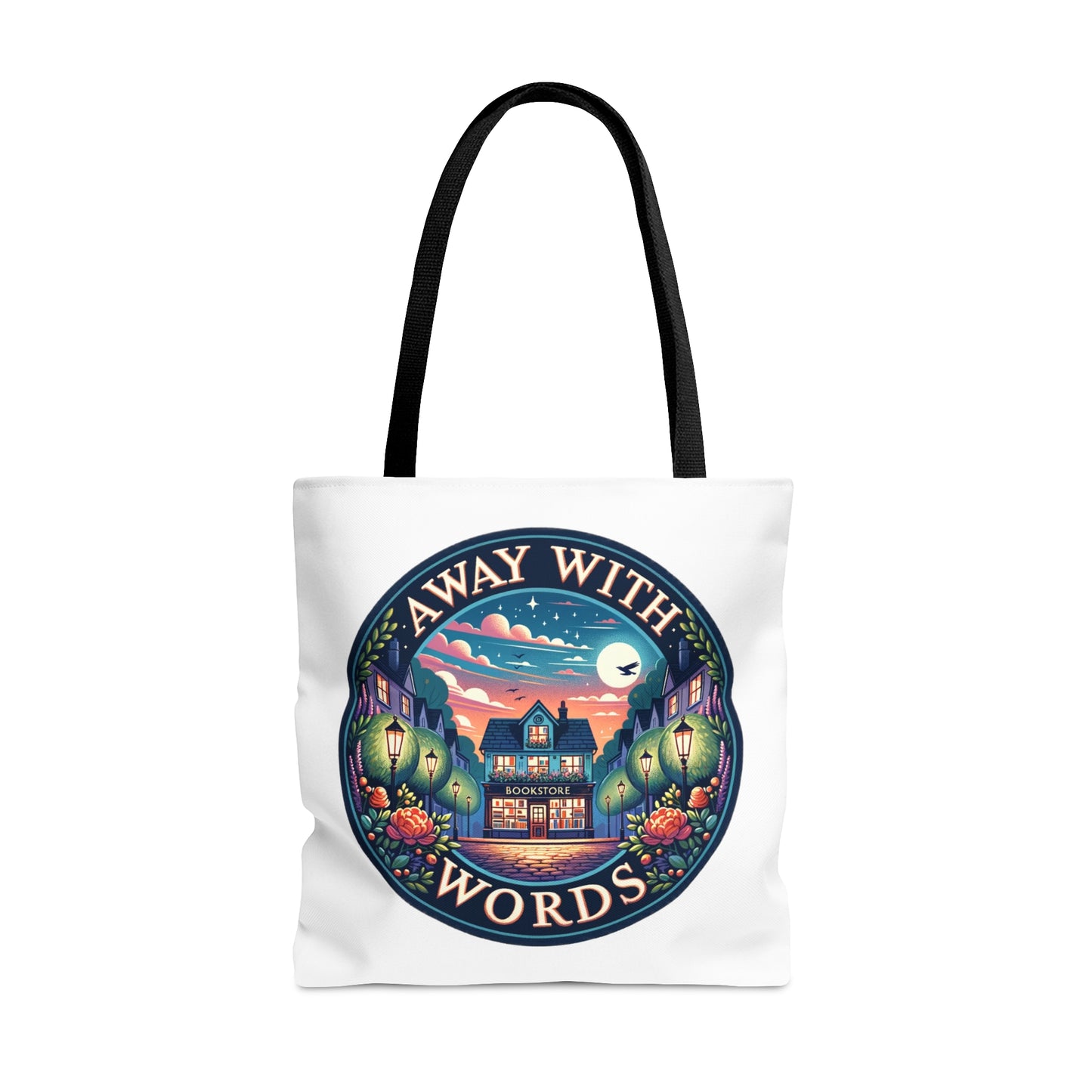 Away With Words (version 2) Tote Bag (AOP)