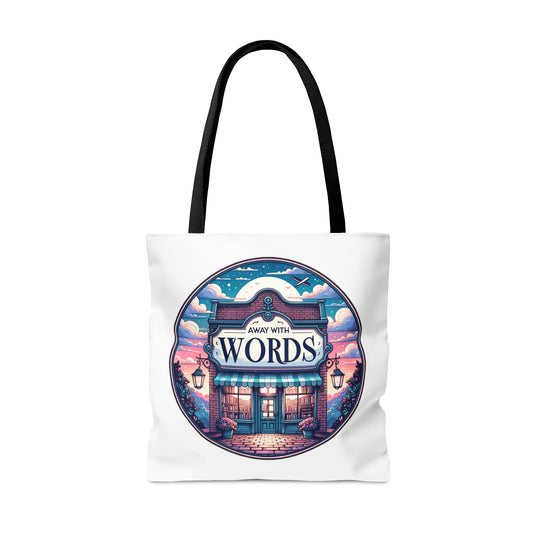 Away With Words (version 1) Tote Bag (AOP)
