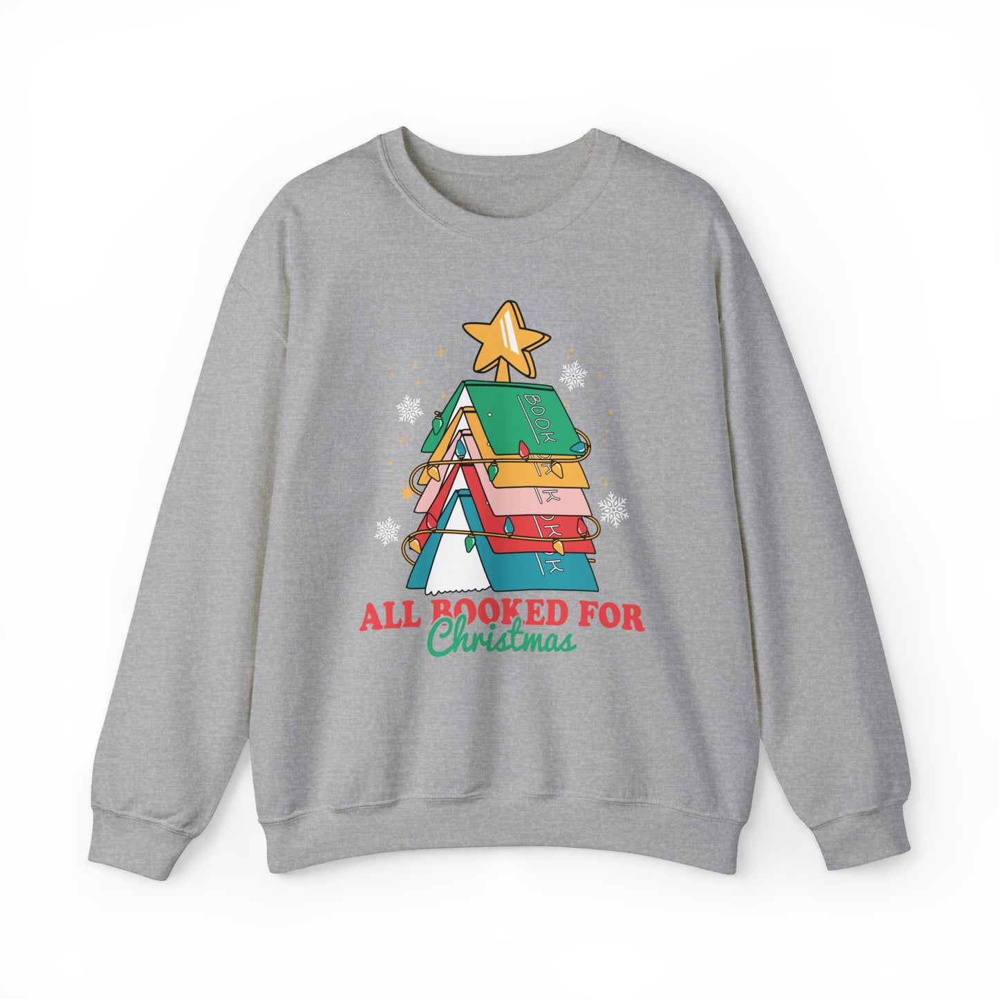 ALL BOOKED FOR CHRISTMAS Unisex Heavy Blend™ Crewneck Sweatshirt