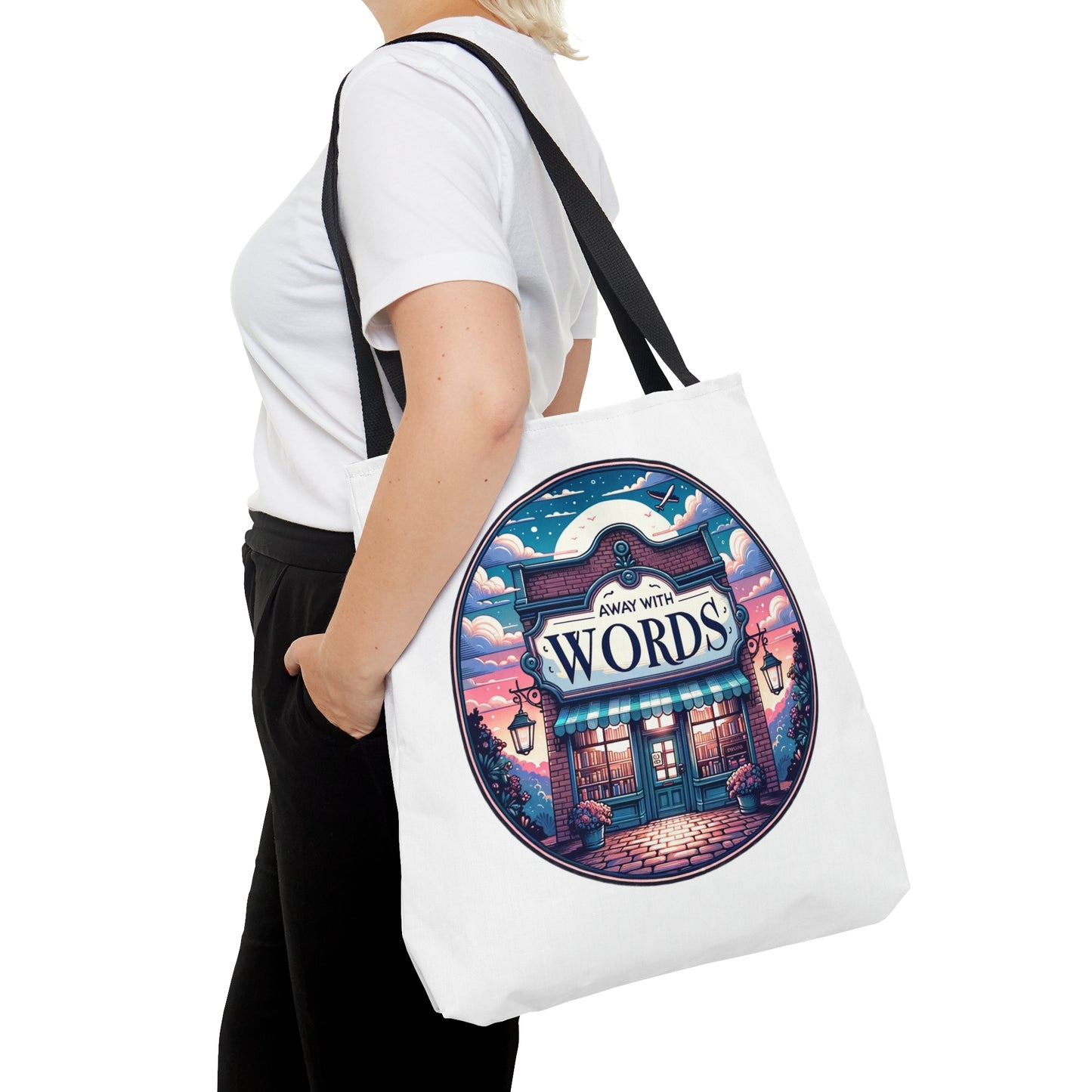 Away With Words (version 1) Tote Bag (AOP)
