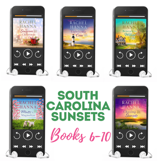 South Carolina Sunsets Audiobook Bundle Books 6-10 Rachel Hanna