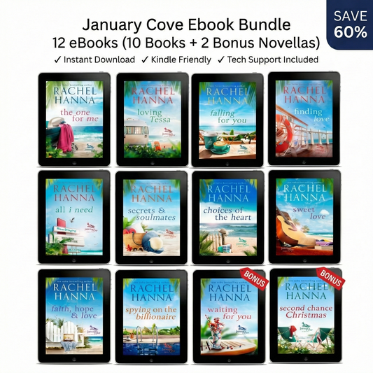 January Cove Beach eBook COMPLETE Series + TWO BONUS Novellas Rachel Hanna