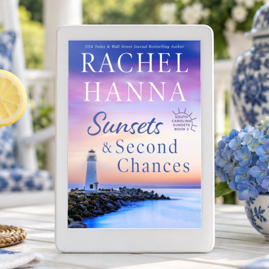 Sunsets & Second Chances eBook on a tablet