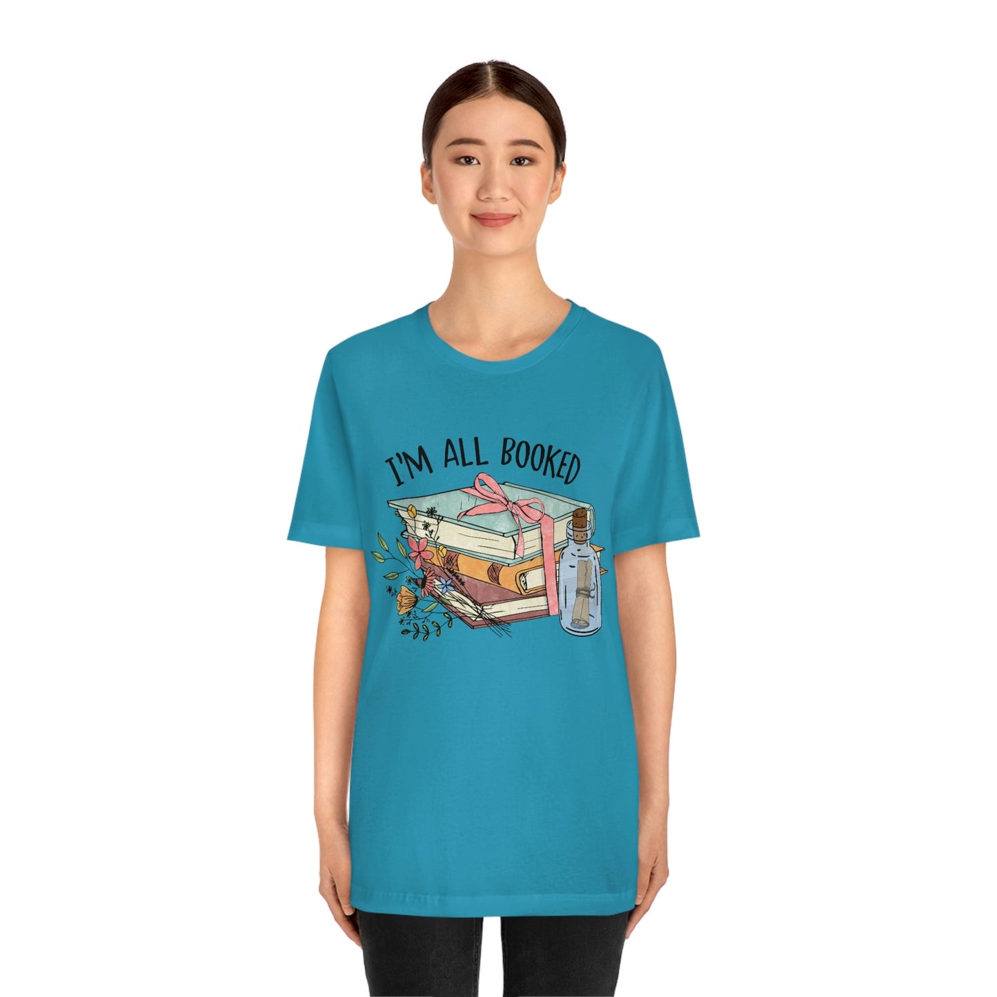 I'M ALL BOOKED T-Shirt Unisex Jersey Short Sleeve Tee - Rachel Hanna