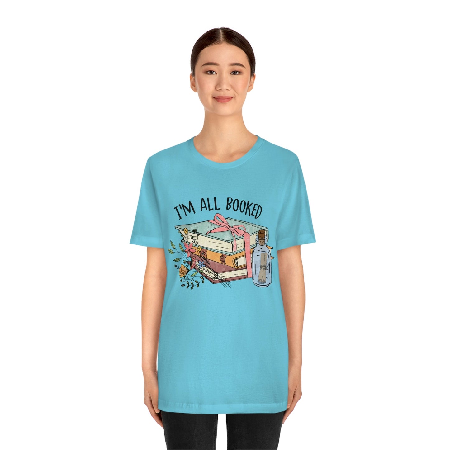 I'M ALL BOOKED T-Shirt Unisex Jersey Short Sleeve Tee - Rachel Hanna